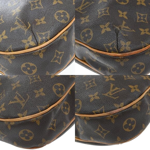 LOUIS VUITTON Odeon MM Shoulder Bag Monogram Leather Brown France M56389 83KB326 - Picture 7 of 16
